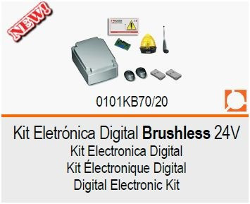 ROGER Kit Eletrónica Digital Brushless 24V KB70/20