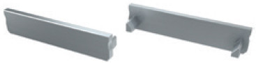 TP1251 - Topo Plastic. SILVER P/Perfil SOLIS - Quant. fornecida = 1 un