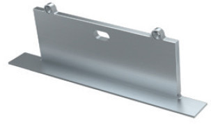 TP8251 - Topo alumínio Anodizado P/Perfil SORGA - Quant. fornecida = 1 un