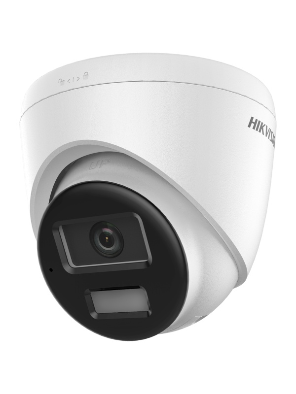 TURRET CAMERA IP HIKVISION GAMA VALUE - Resolution 2 MP (1920x1080) MP [%var%] - 2.8 mm lens - hybrid light 30 m | DISSUATOR SIRENE AND FLASH - MOVEMENT DETECTION 2.0 | Microsd - Microphone and Altifalante incorporated: POE: IP67