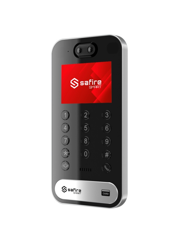 Videoporteiro IP WiFi - Câmara 2 Mpx | Áudio bidirecional - Reconhecimento facial, cartão EM/MF e PIN | 2 relés - Aplicação móvel com ou sem monitor - Ecrã TFT 3.5" | IP67 e IK04 - Montagem em superfície | PoE