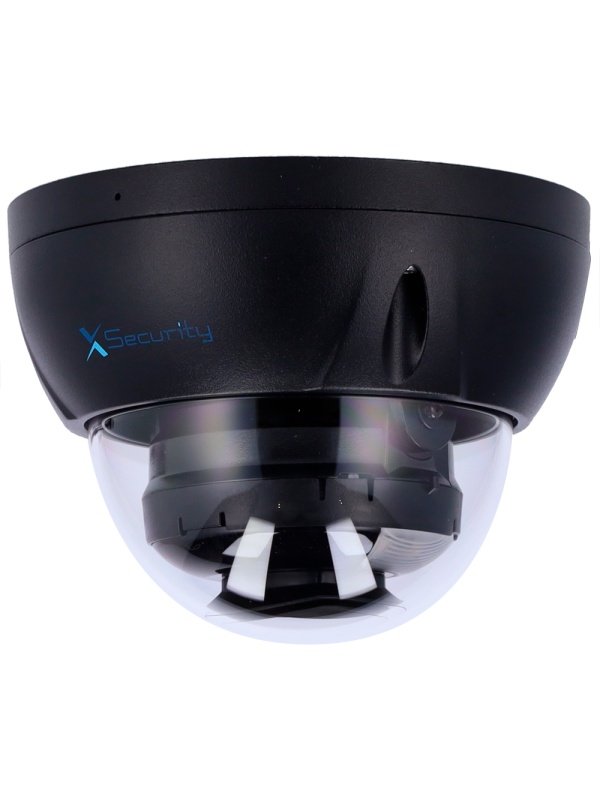 X-Security Câmara IP Dome - 4 Megapixel (2688x1520) - Lente fixa 2.8mm - WDR 120dB | Dual Light (IV 30m e luz branca 30m)) - WizSense, com classificação de pessoas e veículos - MicroSD 256GB / IP67 &amp; IK10