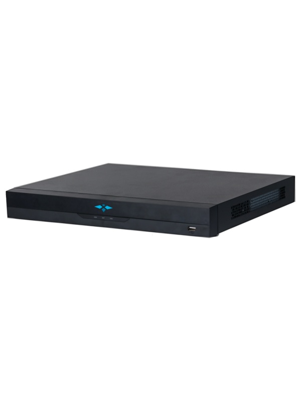 X -SECURITY NVR - MAXIMUM RESOLUTION 16 MEGAPIXEL - 32 CH / 16 PUERHES POE AF / AT - COMPRESSION H.265 / H.264 | 2 HDD - Salida HDMI 4K | SALIDAS OF ALARMA - SMD, WizSense y Quickpick
