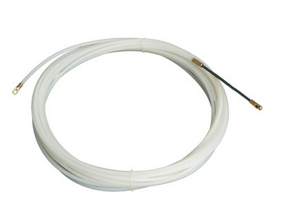 000600133 - 8436021941336Guia de cabo 100% nylon 4mm 10M Branco