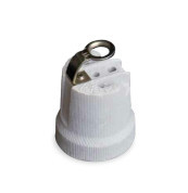 002200730 - 8436021947307Casquilho em cerâmica reforçada E27 Branco