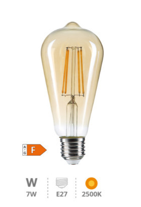 200671008 - 8433373055735 Candeeiro LED vintage pera 7W E27 2500K