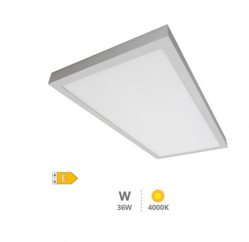 203405008 - 8433373061101Painel LED retangular Menia 36W 4200K Níquel