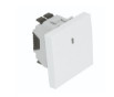 45013 SAL - INTERRUPTOR C/SINALIZAÇÃO - 2 MÓDULOS ALUMINA EFAPEL 5603011594350