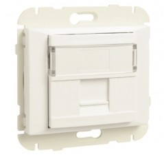 70441 SBR - ARO C/ MÓDULO 1 SAÍDA P/ CONETOR RJ45 BRANCO EFAPEL 5603011618209