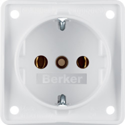 941852502 - Integro - tomada Schuko, branco mate
