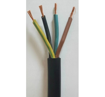 Cabo Fléxivel H05VV-F4G2,5 (FVV) preto PREÇO POR METRO