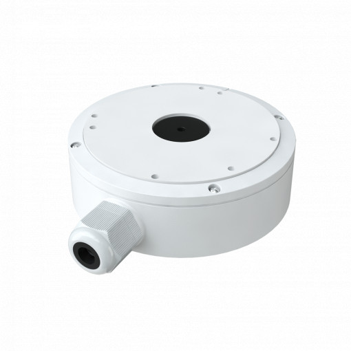 Caja de conexiones Safire Smart - Para cámaras domo - Apto para uso exterior IP66 - Instalación en techo o pared - Diámetro de la base 155.4 mm - Pasador de cables