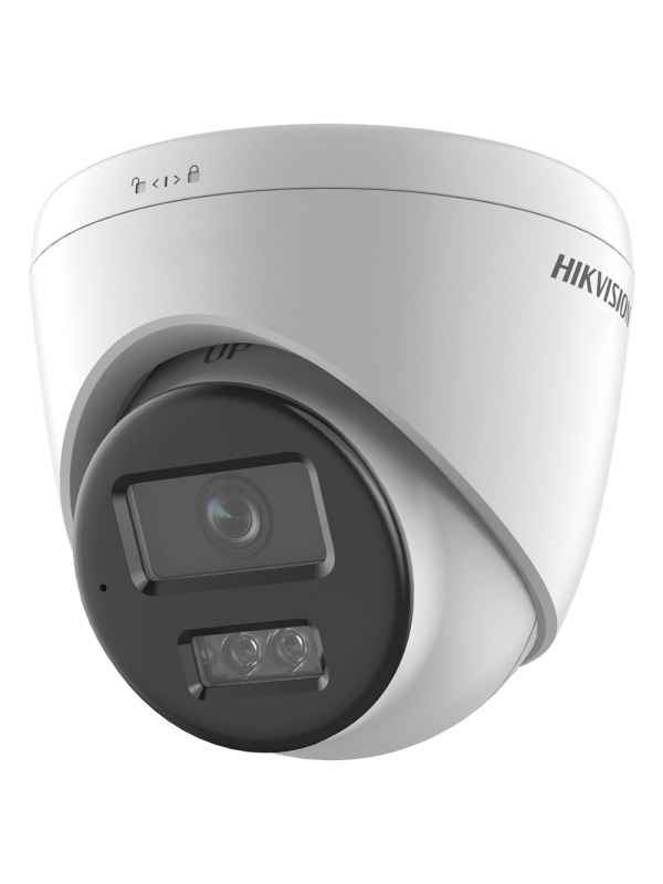 Caram Turret IP HIKVISION GAMA VALUE - Resolution 4 MP - 2.8 mm Lens - Hybrid Light 20 m - Detección de Movimiento 2.0 - Poe | IP67 | Integrated Microphone | Dwdr