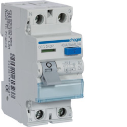 CFC240P - Inter. dif. 2P 40A 300mA tipo AC 2M HAGER EAN:3250611613244