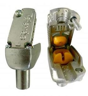 Conector PRO EasyF "CEI", angular e blindado (Classe A+) Universal: Ø 5...7,5mm - CEI fêmea (caixa de 25 uds)