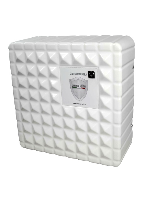 Defendertech Fog Generator - 2 Ajax Relays installed for arm and firing - 415 m3 in 60 " - Battery not included - up to 4.5 minutes of capacity - leaves no tracks after the shot
