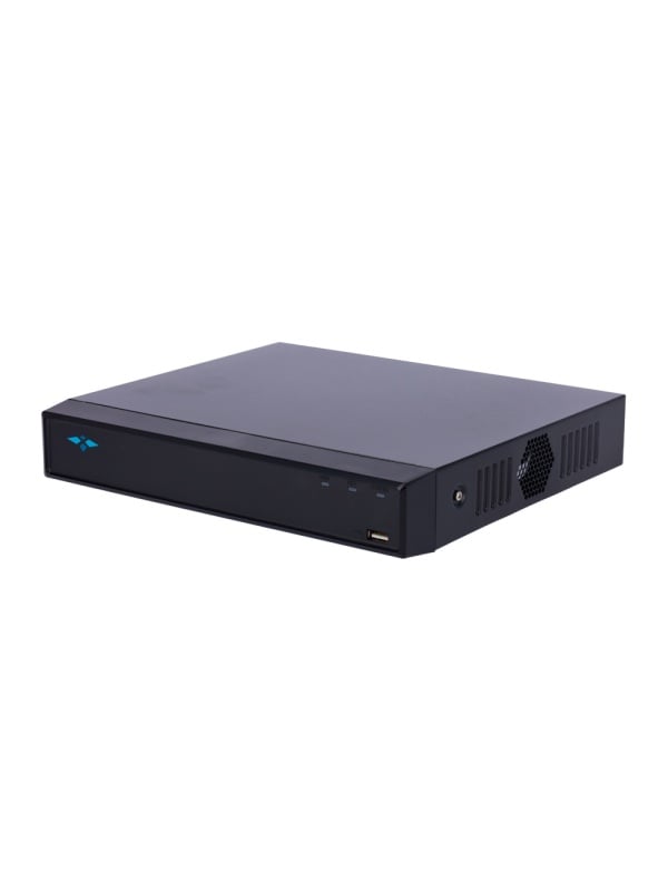 Gravador IP X-Security AI - 8 CH vídeo IP / 8 portas PoE - Resolução máxima gravação 12 Mpx - Largura de banda 80 Mbps - Saída HDMI Full HD e VGA - Admite 1 disco rígido