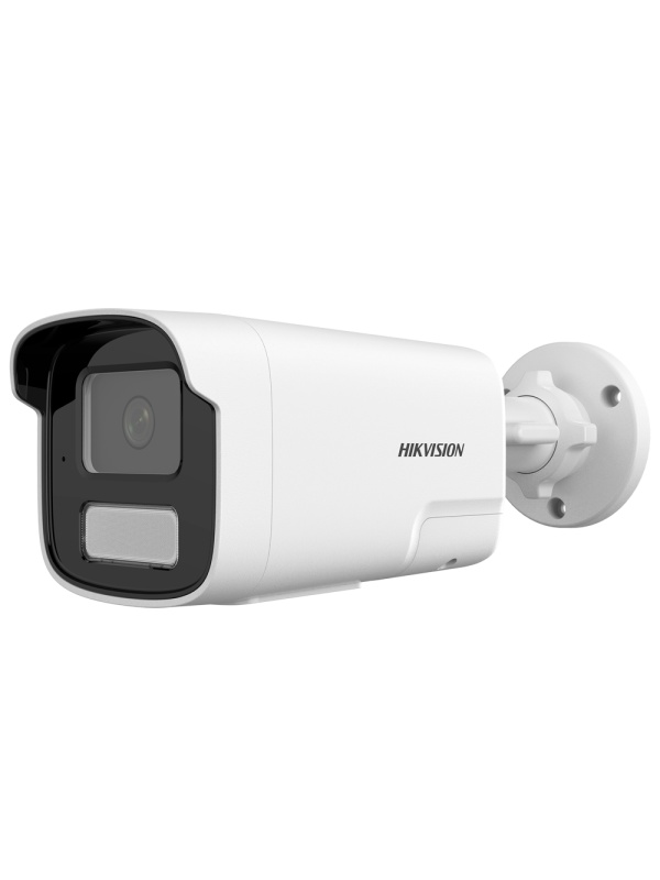 HIKVISION BULLET CAMERA IP GAMA VALUE - Resolution 4 Megapixel (2560x1440) - 6 mm lens - hybrid light 50 m | SIRENE AND DISSUVERSION FLASH - MOVEMENT DETECTION 2.0 | Microsd - Microphone and Altifalante incorporated: POE: IP67