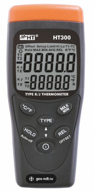 HT300 - HA000300 - Termômetro digital profissional com 1 entrada HT ITALIA