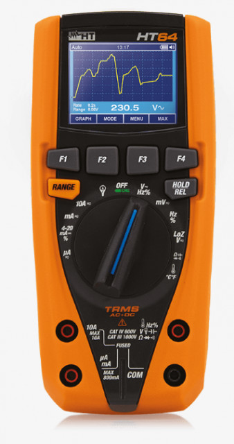 HT64 - HR000010 Gráfico DMM 6000 cuenta TRMS CATIV con Data de datos
