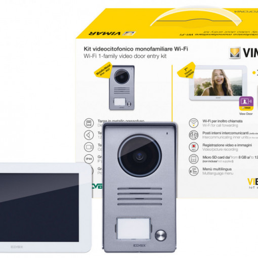Kit de videoporteiro monofamiliar com WIFI - K40945
