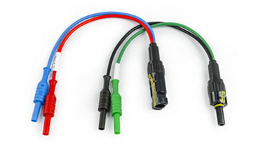 KITPVMC4 - HA000034 - Kit incluindo 2 adaptadores Multi-Contact 4 (bananas para conector macho MC4 / bananas para conector fêmea MC4) HT ITALIA