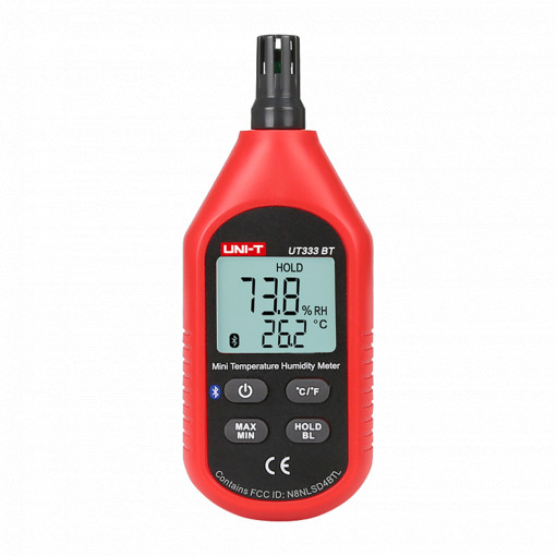 Medidor das condições ambientais - Medição de temperatura e humidade - Design leve, económico e com interface intuitiva - Apagado automático - Ligação com APP via Bluetooth