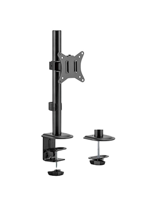 Poste para monitor - Instalação em mesa - Carga máxima 9Kg - Inclinação -45º +45º - VESA 75x75 - VESA 100x100mm