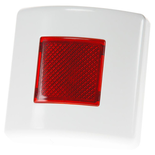 Red Led of Lighting Advanced - Bidirectional Wireless Communication - Up to 200m of communication - Luminous and Visual Indicator - White ABS housing - 80x80x27 mm dimensions