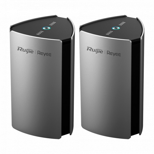 Reyee Pack 2 Enrutador Wi-Fi Gigabit Malla 6 AX3200 - 4 Puertas RJ45 10/100/1000 Mbps - 802.11ax 4x4 banda par 2.4 e 5 GHz - Gestión remoto a través de da Nube e da solicitud - Control De los padres , Red de Invitado, Itinerancia - Concebido a para crear uno red Malla