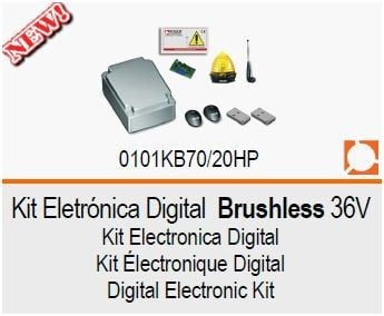 ROGER Kit Eletrónica Digital Brushless 24V KB70/20HP
