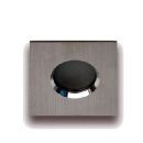 SOFLIGHT - SL50093-SN - Aro Fixo, Quadrado, Furo 65mm, Aro 83x83mm IP65 Aço Escovado