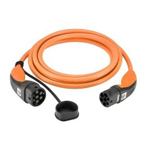 Soft standard charging cable (up to 22 kW) orange, type 2, 32A, three -phase, 5 m