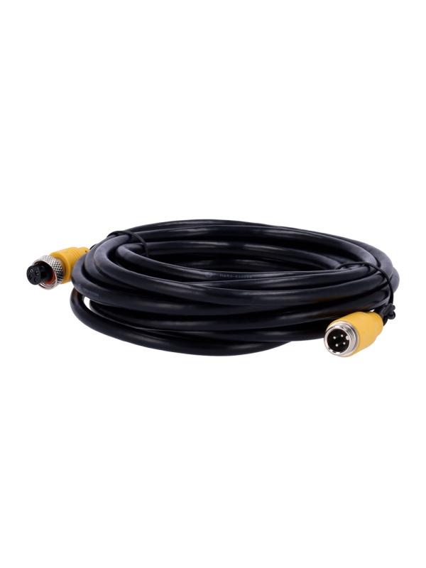 Streamax - Cabo para câmaras AHD - Conector M12 aviação - 4 Pinos - Comprimento 20m - Fêmea - Fêmea