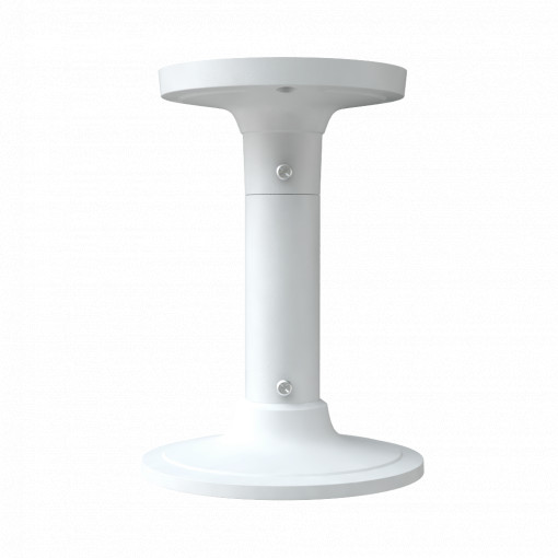 Suporte de teto Safire Smart - Altura 194.9 mm - Diâmetro da base da câmara 138.7 mm - Apto para uso no exterior - Cor branco - Fabricado com liga de alumínio