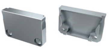 TP191 - Topo Plastico Silver P/Perfil SARAGOÇA - Quant. fornecida = 1 un