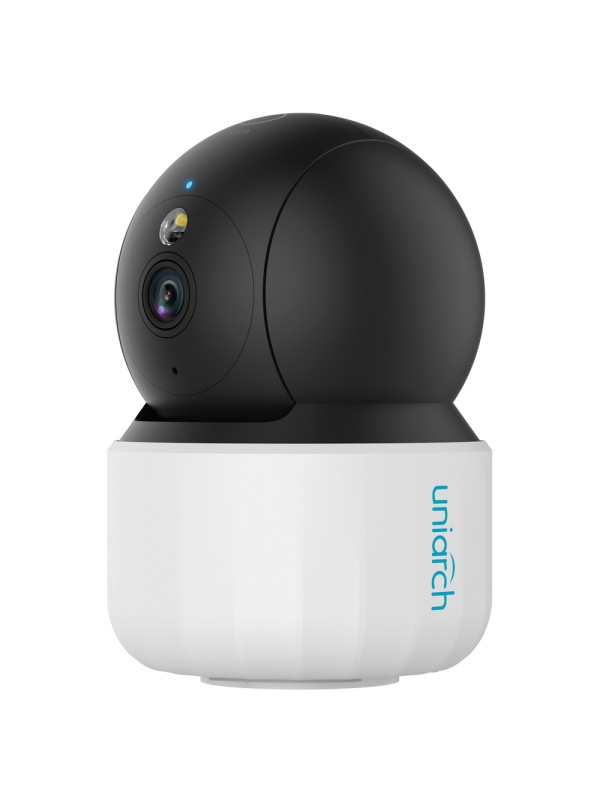 Uniarch Panda S Series IP Camera - RESOLUTION Up to 5MPX, high image quality - Detection of People, Vehicles, Pets and Choro - Smart Double Lighting: IR and White Light - Bidirectional Audio: Microphone and Altifalante - Micris