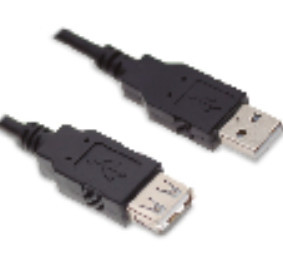 001401691 - 8433373016910 Cabo USB macho para USB 2.0 fêmea - 1,8M