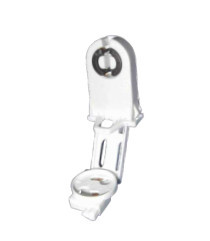 002201223 - 8433373012233Porta-lâmpada para tubos + porta-starter G13 Branco