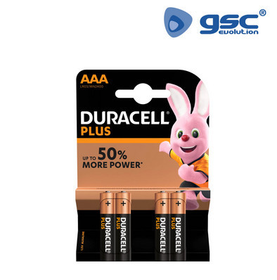 009000111 - 5000394018457 Bateria alcalina DURACELL Plus LR03 (AAA), Blister 4