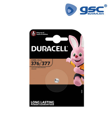 009000155 - 5000394063000 Duracell 377 Blister 1 bateria de relógio
