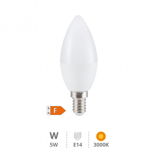 200695015 - 8433373056527Lâmpada vela LED 5W E14 3000K