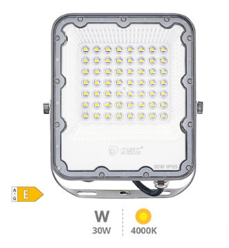 202600067 - 8433373057807Spot LED de alumínio 30W 4000K IP65 Cinza