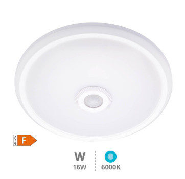 203610003 - 8433373061385 Luminária de teto Bagori LED com sensor de movimento 16W 6000K