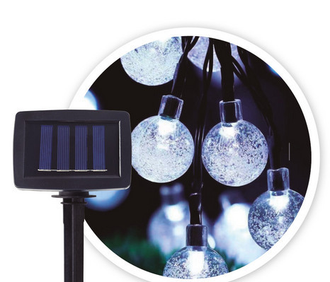 204810001 - 8433373060326Guirlanda solar LED senoidal 5M 6500K IP44