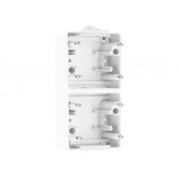 48995 ABR - BASE DUPLA VERTICAL BRANCA EFAPEL 5603011067366
