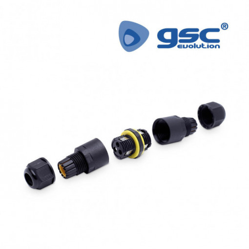 501000003 - 8433373022447Conector à prova d'água com faixa IP68 de 0,5-1,5 mm