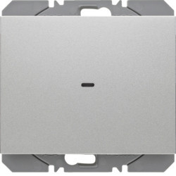 85655277 - K.1/K.5 - BP simples KNX RF, alu mate HAGER EAN:4011334382225
