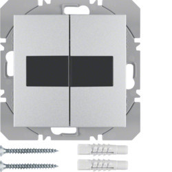 85656183 - B.7 - BP duplo, solar, KNX RF, alu mate HAGER EAN:4011334369653