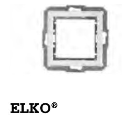 Adaptador+chasis EFAPEL-LOGUS (blanco)